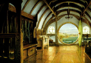 A Hobbit Hole by John Howe